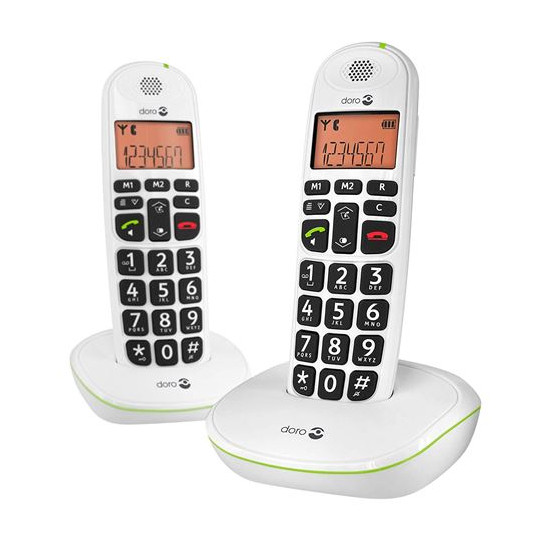 Téléphone Sans Fil Doro Phoneeasy 100 Duo White
