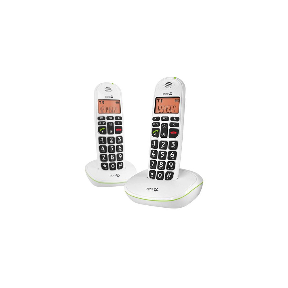 Téléphone Sans Fil Doro Phoneeasy 100 Duo White