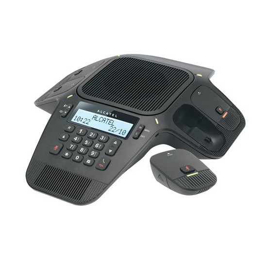 Téléphone DECT Alcatel Conference 1800 avec identification de l'appelant, noir