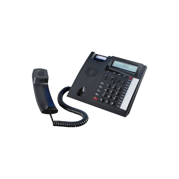 AGFEO T 18 - Téléphone filaire avec ID d'appelant - noir