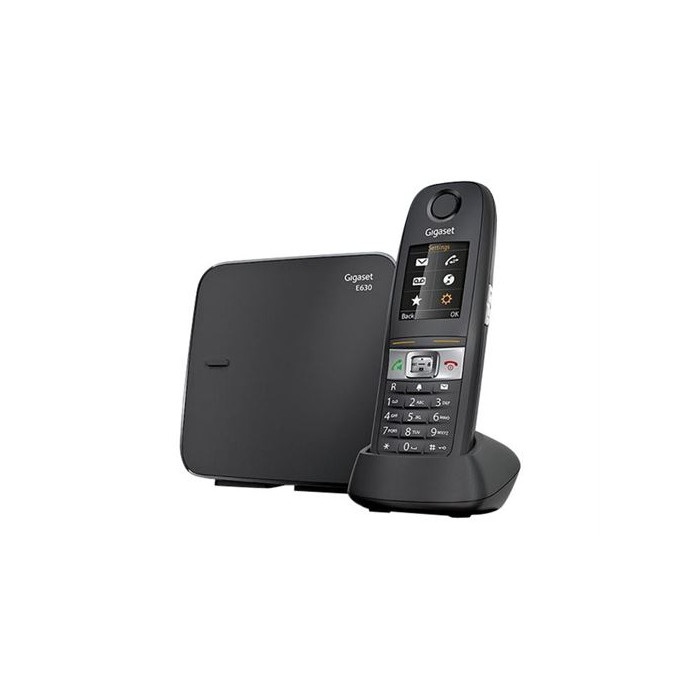 Gigaset E630 - Téléphone sans fil avec ID d'appelant - DECTGAP - noir