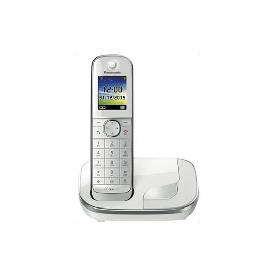 Panasonic KX-TGJ310GW - Téléphone sans fil avec ID d'appelant - DECT - blanc