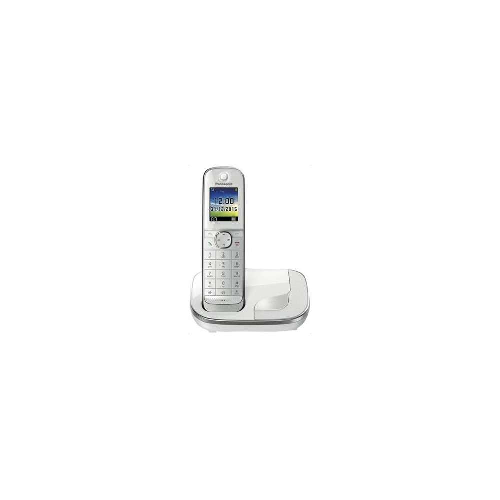 Panasonic KX-TGJ310GW - Téléphone sans fil avec ID d'appelant - DECT - blanc