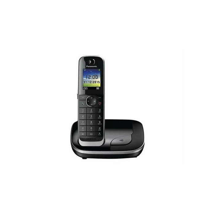 Panasonic KX-TGJ310GB - Téléphone sans fil avec ID d'appelant - DECT - noir