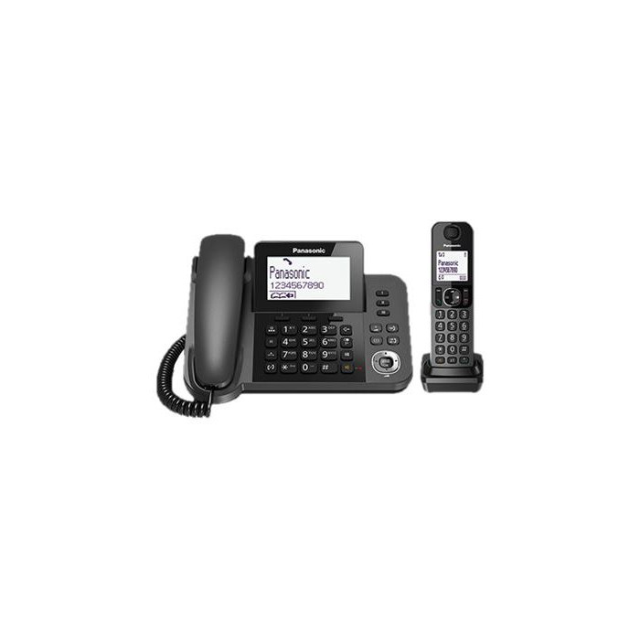 Panasonic KX-TGF310EX - Téléphone DECTGAP Noir Métal
