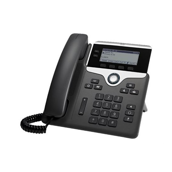 Cisco IP Phone 7821 - Téléphone VoIP - SIP, SRTP - 2 lignes