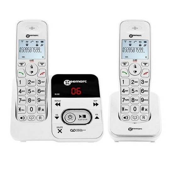 Téléphone Amplidect 295 Geemarc Duo - Sans Fil