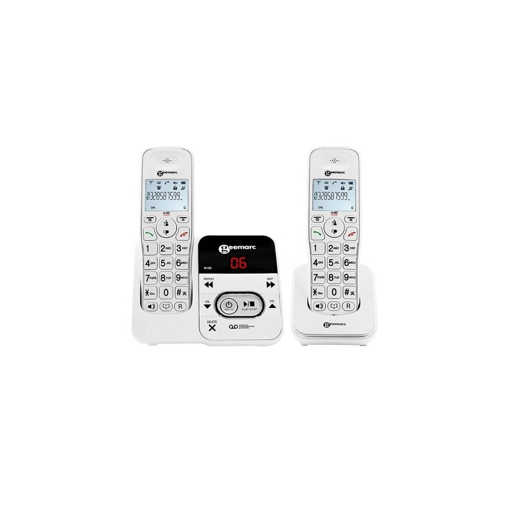 Téléphone Amplidect 295 Geemarc Duo - Sans Fil