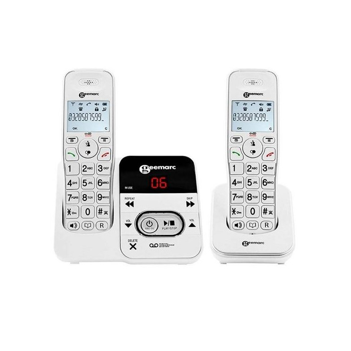 Téléphone Amplidect 295 Geemarc Duo - Sans Fil