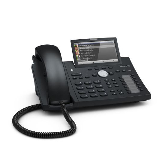 Snom 300 Desk Telephone D375 Couleur Voip / SIP Téléphone Bureau ; 4.3" Tilt Pouvoir Couleur À Haute Résolution D'affichage, 12 