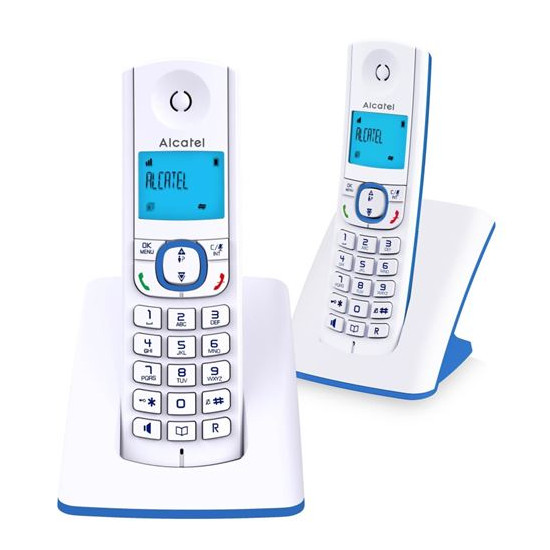 Téléphone fixe ALCATEL F 530 DUO BLEU - Fnac