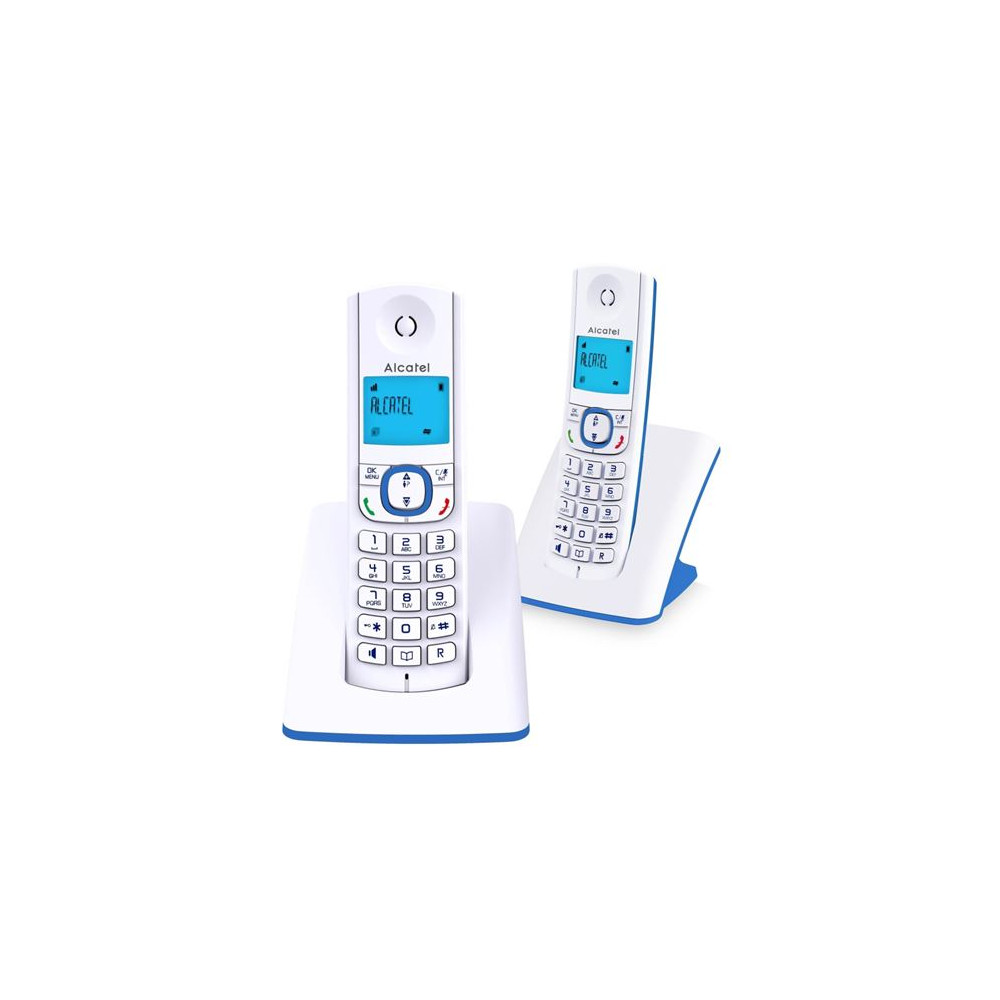 Téléphone fixe ALCATEL F 530 DUO BLEU - Fnac