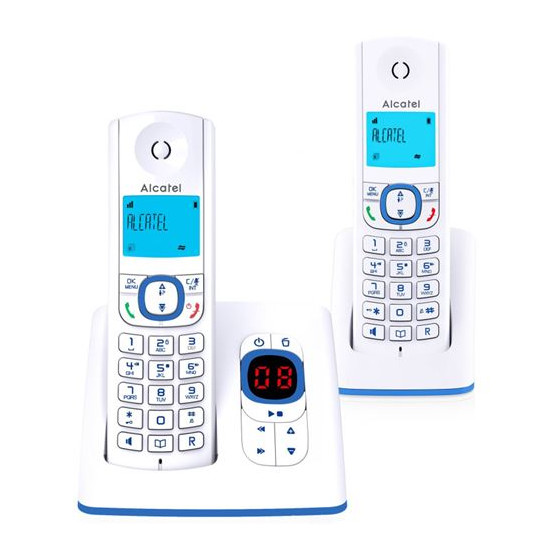 Téléphone fixe ALCATEL F 530 VOICE DUO BLEU