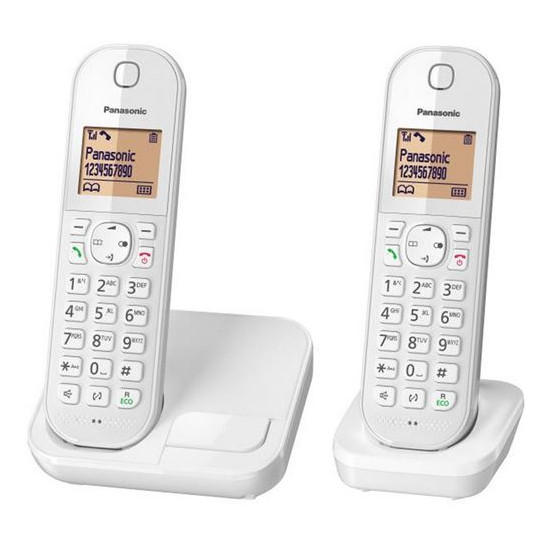 Panasonic KX-TGC412FRW - Téléphone sans fil blanc