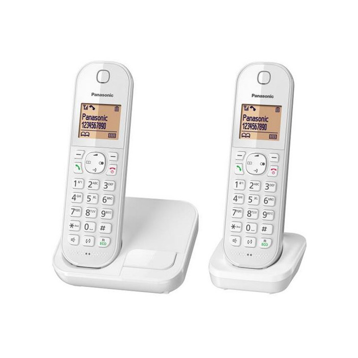 Panasonic KX-TGC412FRW - Téléphone sans fil blanc