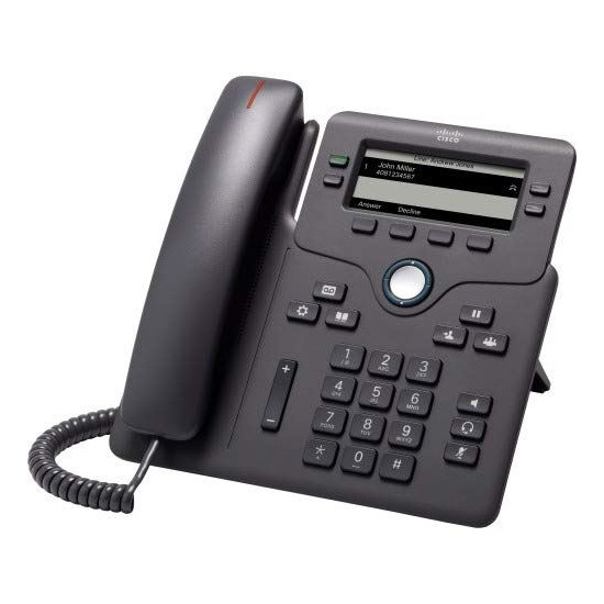 Cisco IP Phone 6851 - Téléphone VoIP - SIP, SRTP - 4 lignes - Charbon