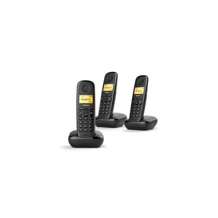 Téléphone fixe sans fil Gigaset A170 noir Trio