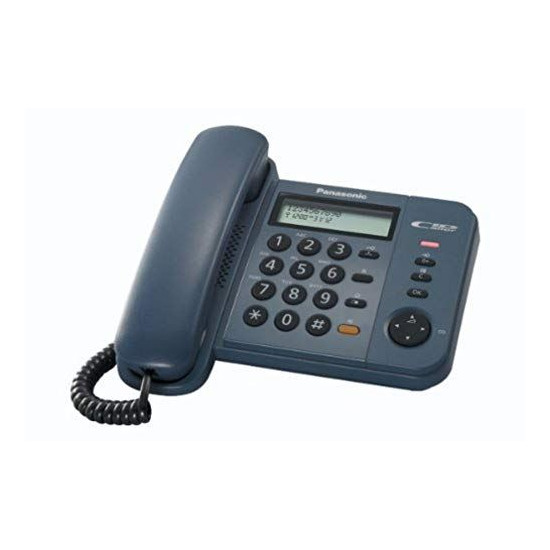 Panasonic KX-TS580GC - Téléphone Filaire Bleu Foncé