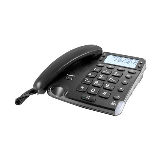 DORO Magna 4000 - Téléphone Filaire Noir