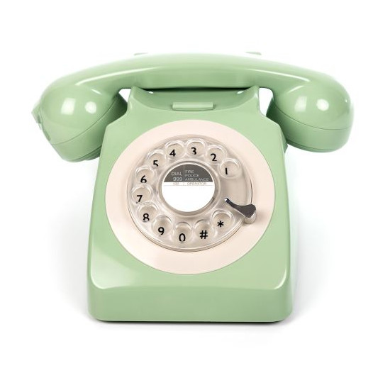 Téléphone rétro GPO 746 menthe - Fnac.com