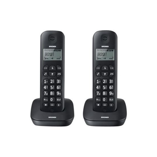 Brondi GALA Twin - Téléphone sans fil blanc