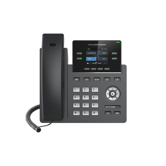 Téléphone IP Grandstream GRP2612P Noir - 2 Lignes
