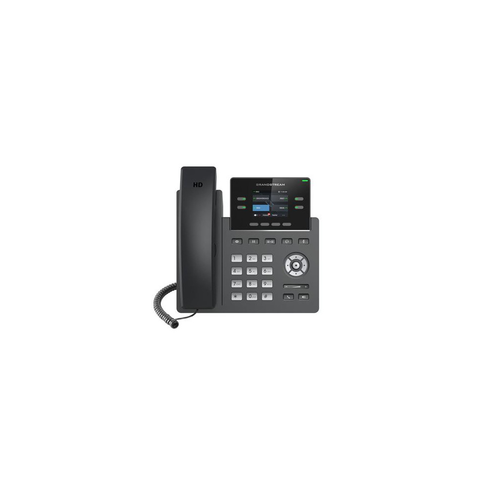 Téléphone IP Grandstream GRP2612P Noir - 2 Lignes