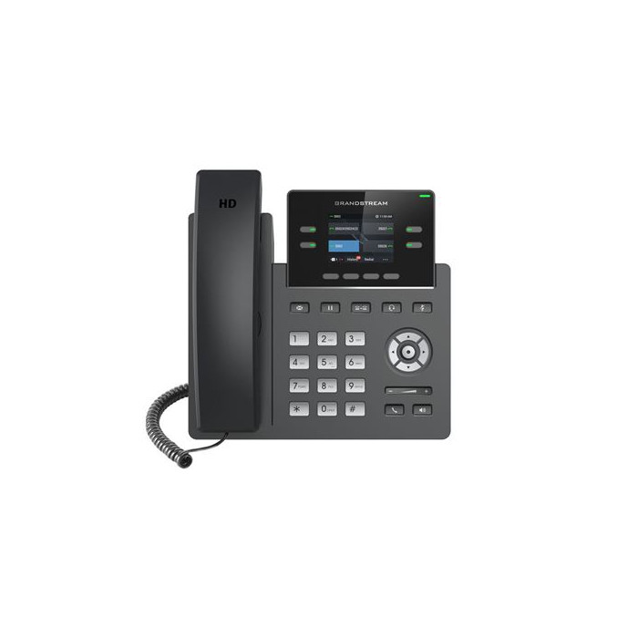 Téléphone IP Grandstream GRP2612P Noir - 2 Lignes