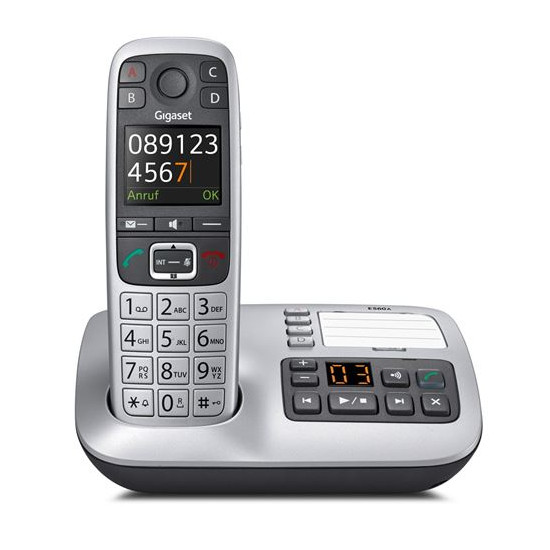 Gigaset E560 A platin Schnurlostelefon