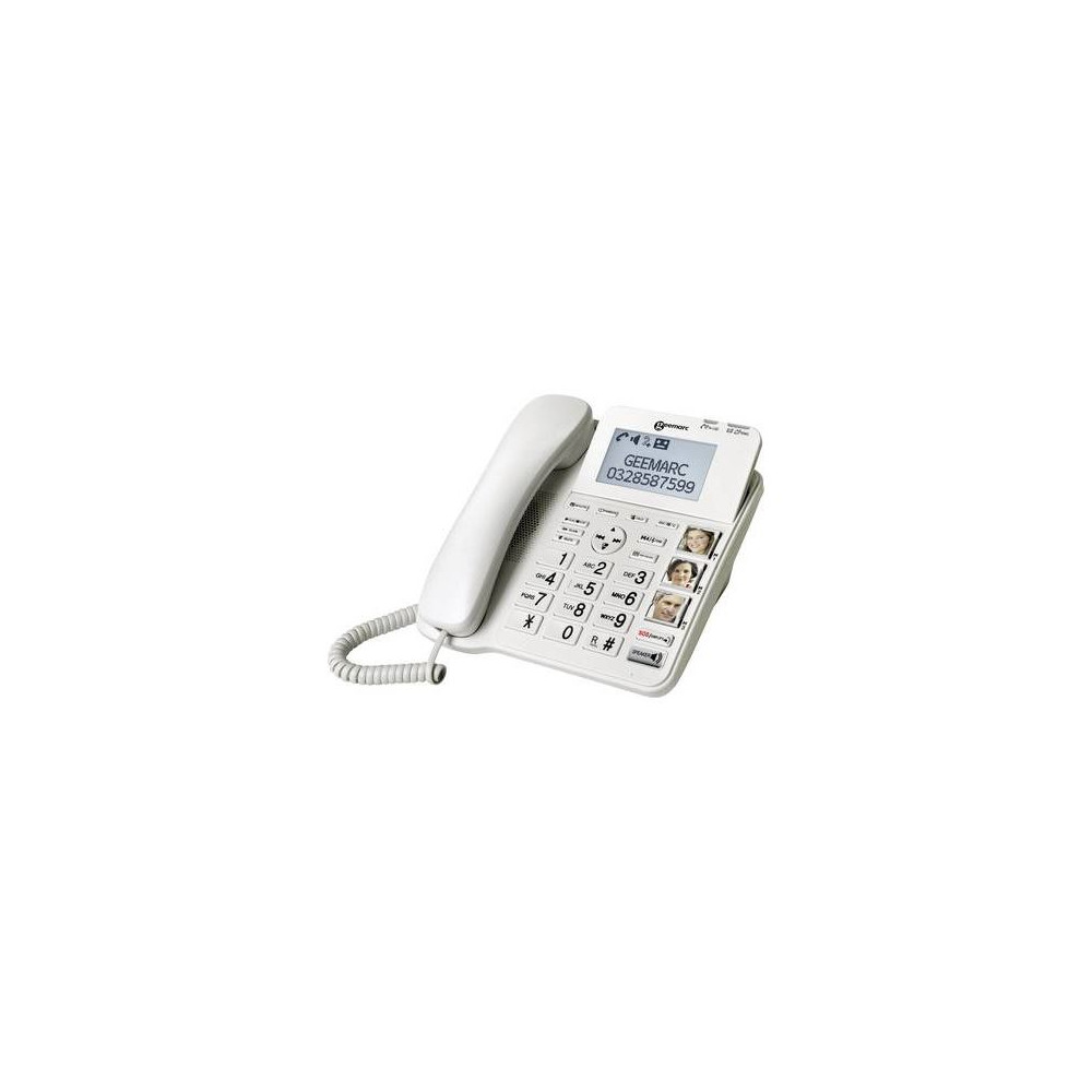 Geemarc CL595 - Téléphone Filaire avec Répondeur