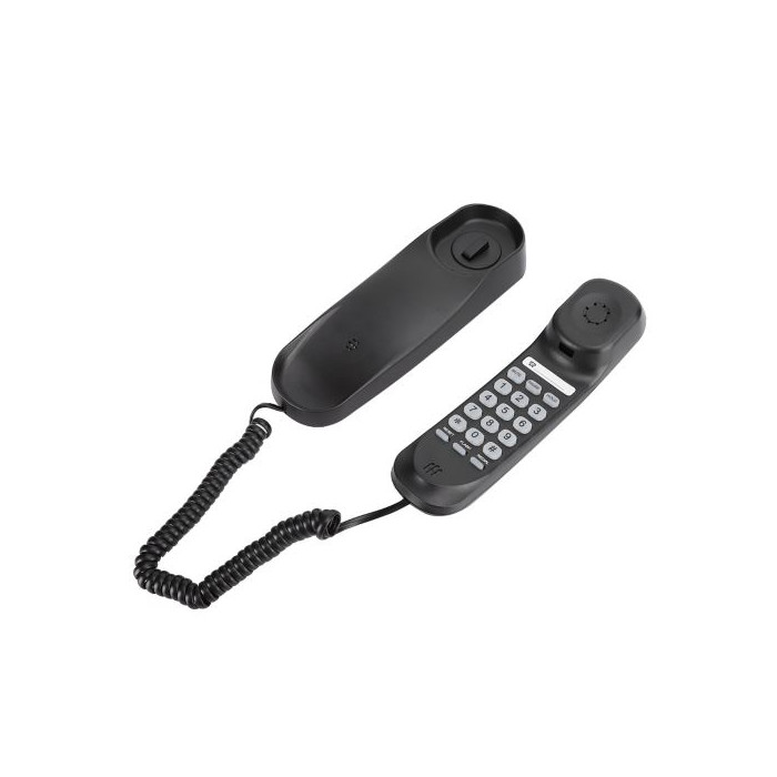 Téléphone fixe TC-990 mural en ABS - Noir