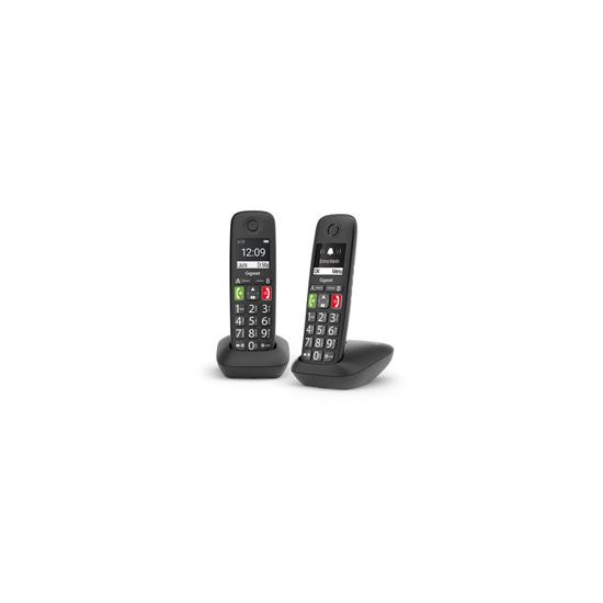 Téléphone analogique DECT Gigaset E290 Duo Noir