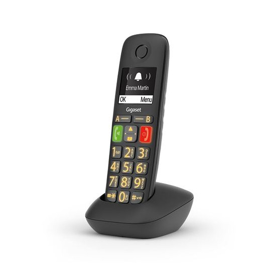Gigaset E290 - Téléphone sans fil noir