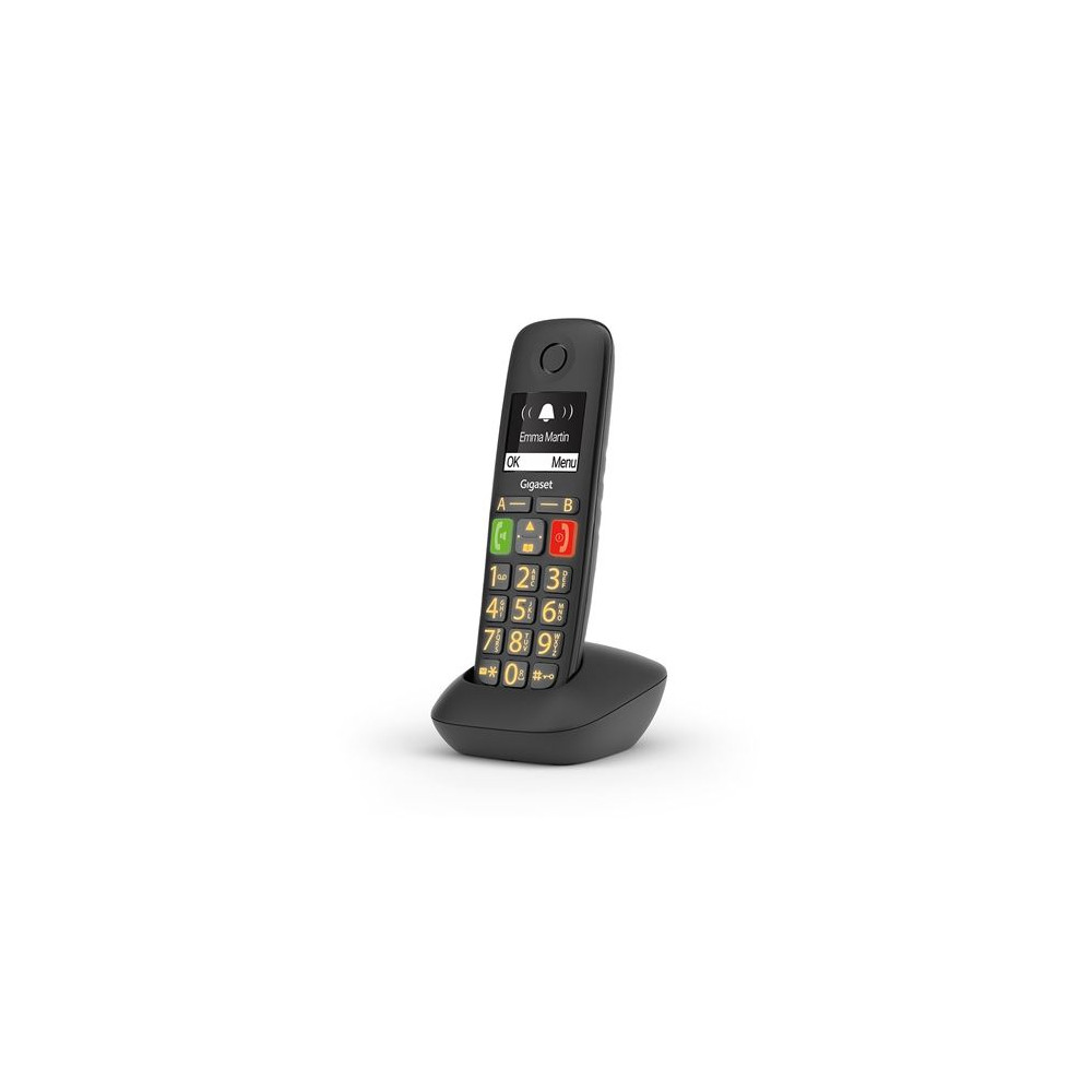 Gigaset E290 - Téléphone sans fil noir