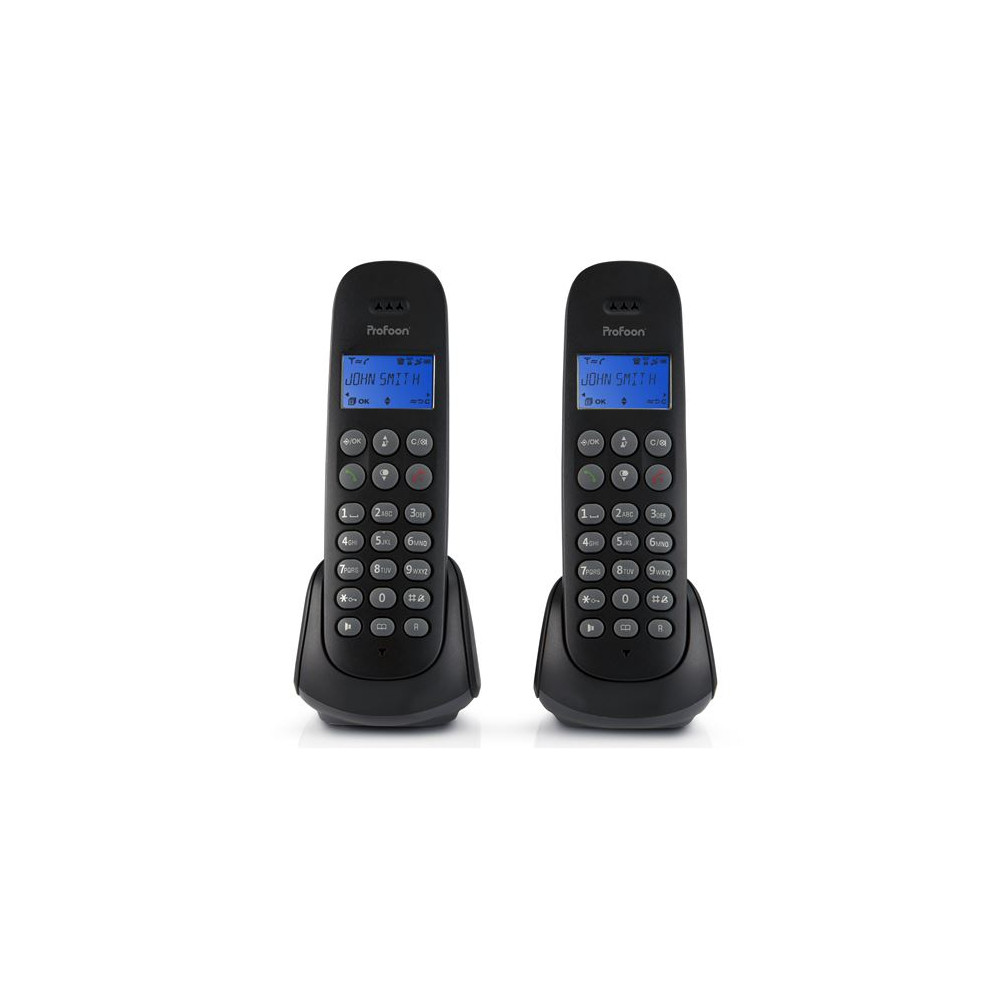 Profoon PDX-320 - Téléphone sans fil avec 2 combinés