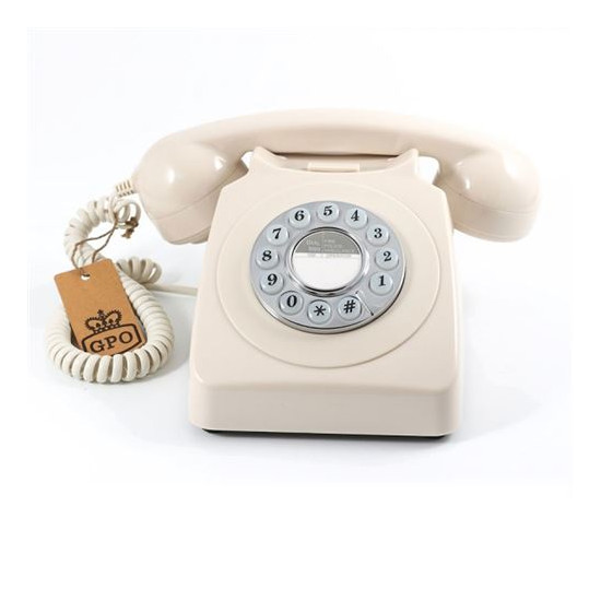 GPO 746 PUSH Ivoire - Téléphone fixe rétro