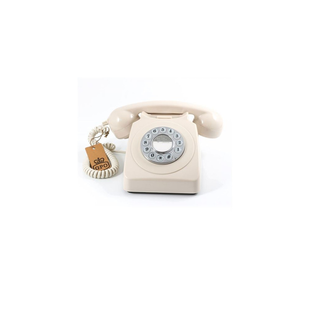 GPO 746 PUSH Ivoire - Téléphone fixe rétro