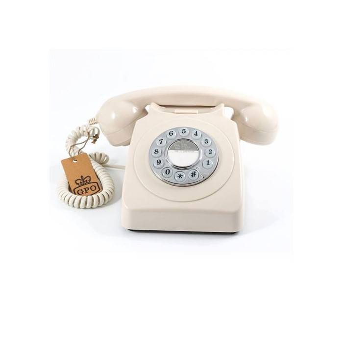GPO 746 PUSH Ivoire - Téléphone fixe rétro