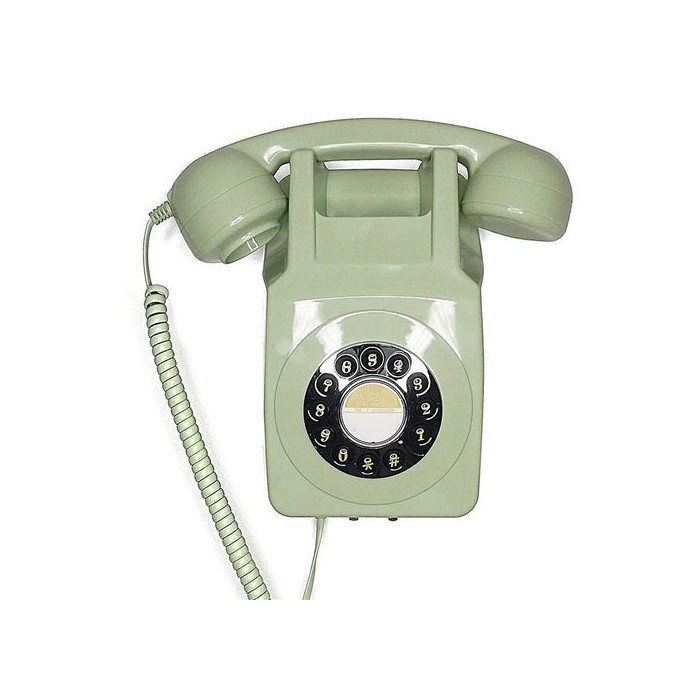 GPO 746 WALL Vert - Téléphone mural rétro