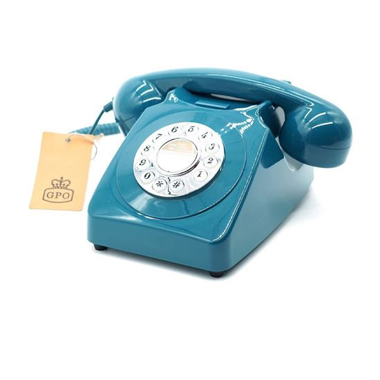 Gpo 746 push azur - Téléphone fixe rétro