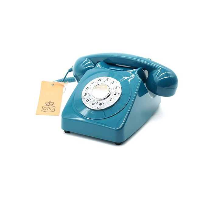 Gpo 746 push azur - Téléphone fixe rétro