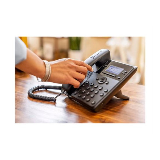 Poly Edge B30 - Téléphone VoIP avec ID d'appelant/appel en instance - à 5 voies capacité d'appel - SIP, SDP - 16 lignes