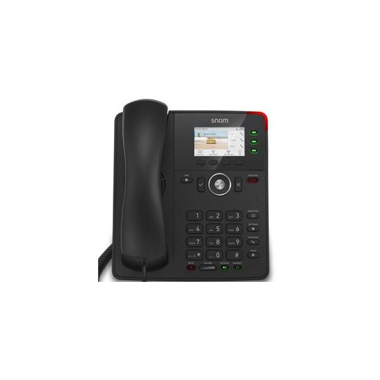 Téléphone de bureau Snom D717 Téléphone IP Noir 3 lignes TFT
