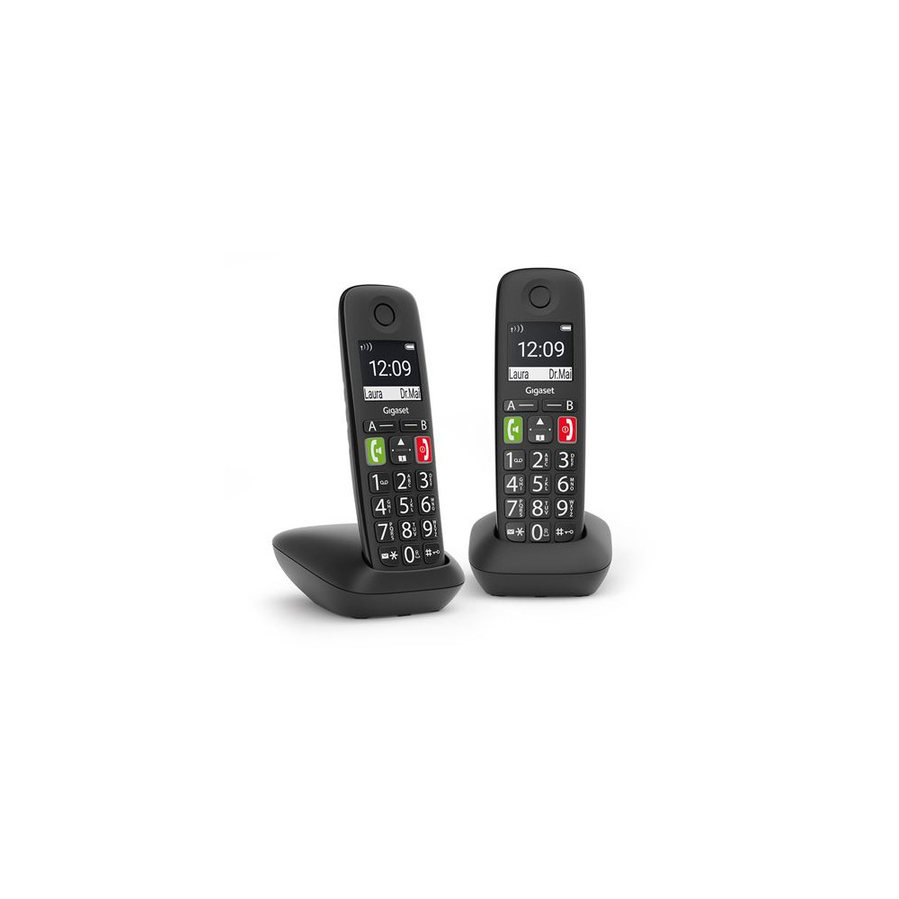 Téléphone analogique DECT Gigaset E290 Duo Noir