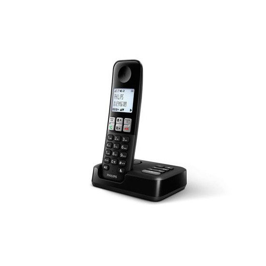 Philips d2551b/01 - Téléphone DECT sans fil noir