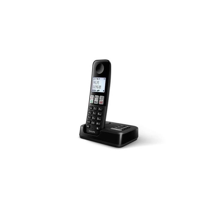 Philips d2551b/01 - Téléphone DECT sans fil noir