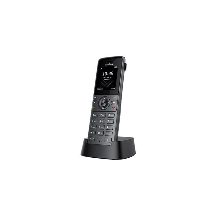 Yealink W73H - Extension du combiné sans fil avec ID d'appelant - DECT - (conférence) à trois capacité d'appel - gris sidéral