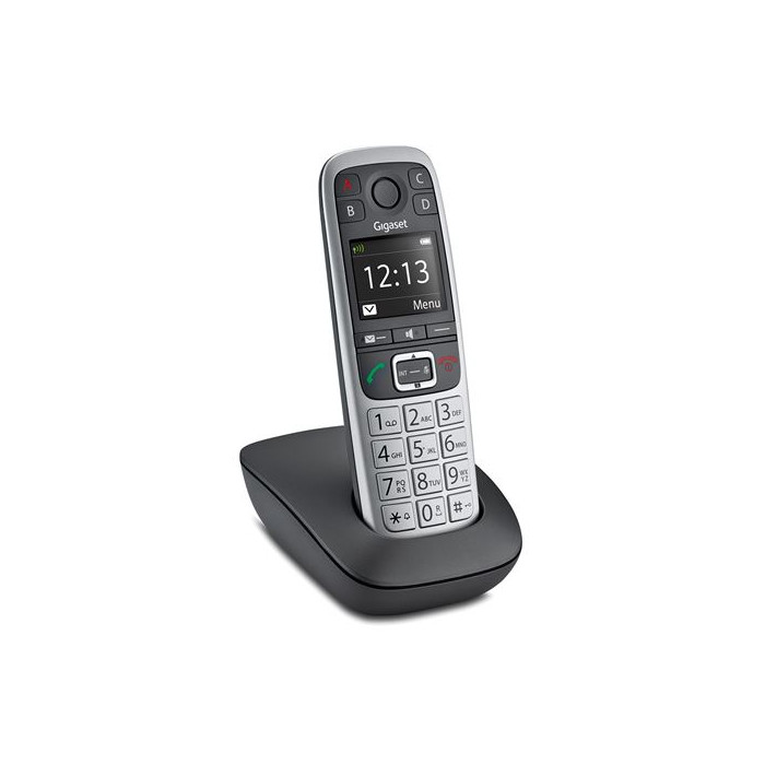 Gigaset E560 Téléphone Analog/Dect Noir, Argent