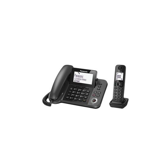 Téléphone sans fil Panasonic KX-TGF320E Noir