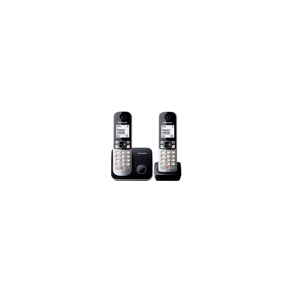 Téléphone Panasonic KX-TG6852JTB DECT Noir, Gris